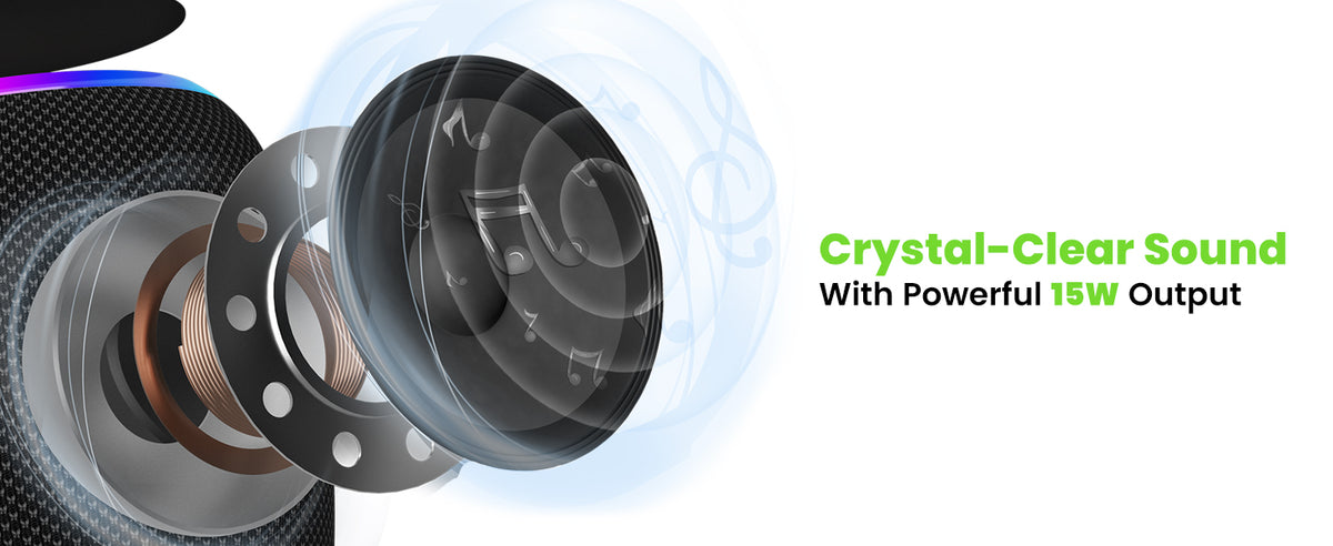 Your Go-to Beach Speaker with Customizable RGB Lights
