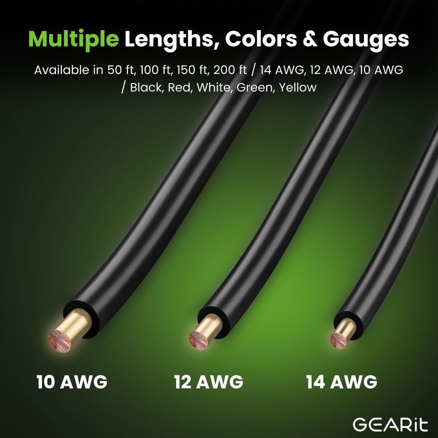 Multiple Lengths, Colors & Gauges