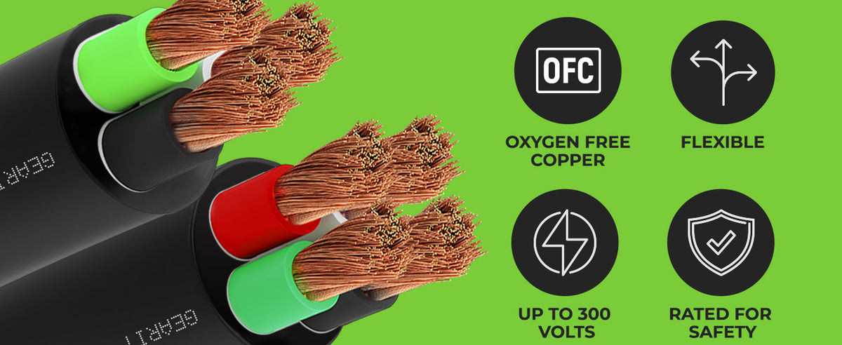10 to 18 AWG, 3 or 4 Conductor