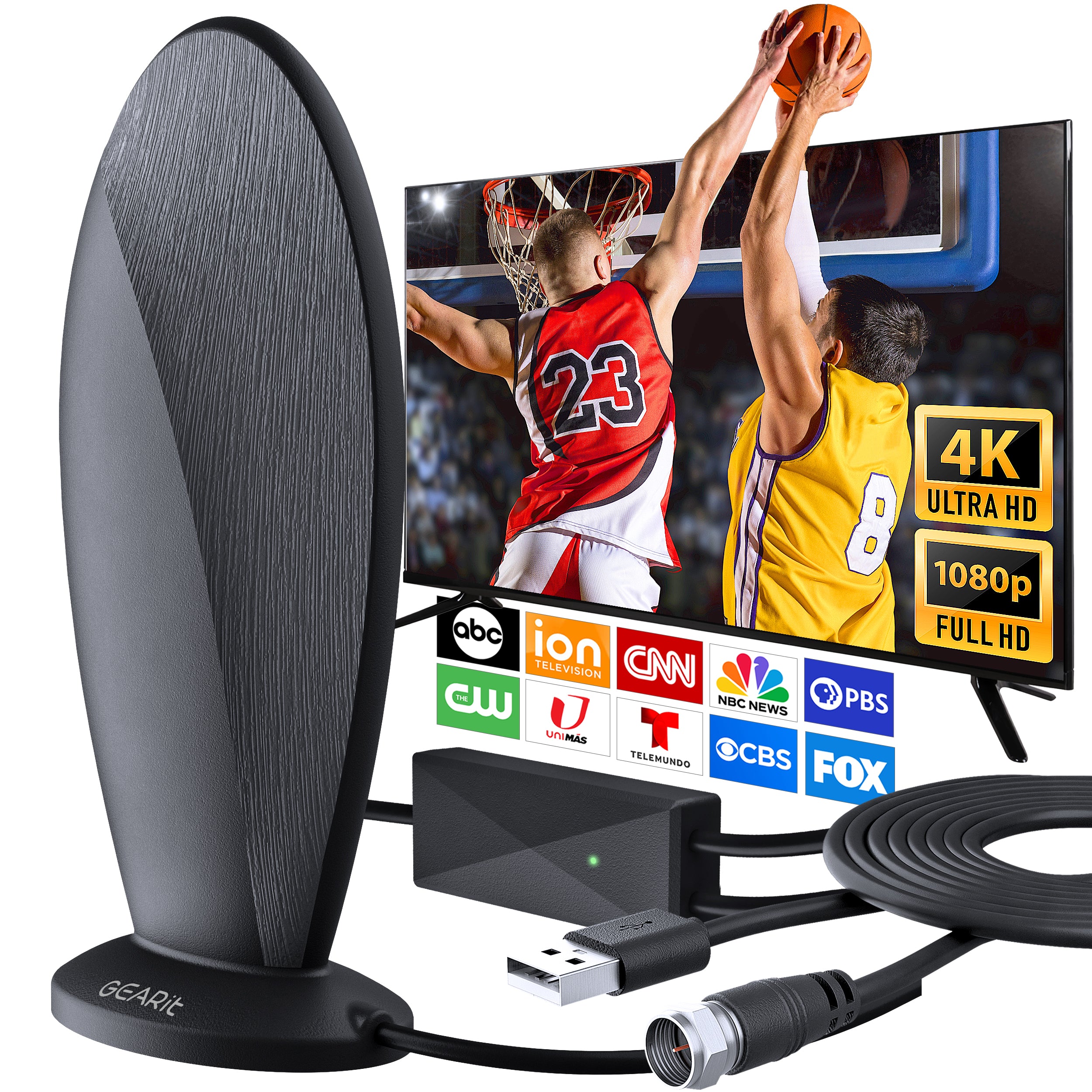 Antenne Tv Antenna For Smart Tv 2025 TV 1400+ Miles Range