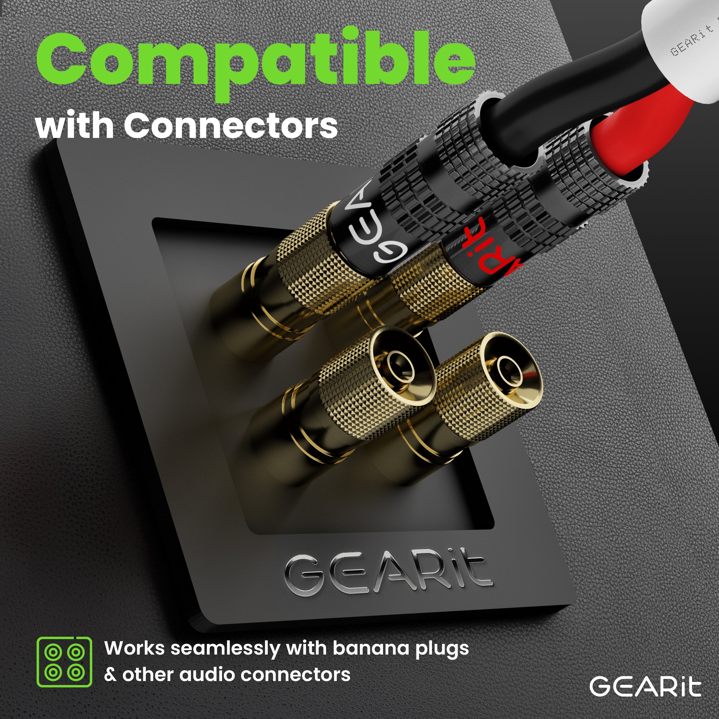 Cavo Per Altoparlanti Elecan 12 AWG 60m Per Esterno, Sepoltura Diretta, CL3, Con Kit Attrezzi: Cacciavite, Banana Plug, Fascette - 3