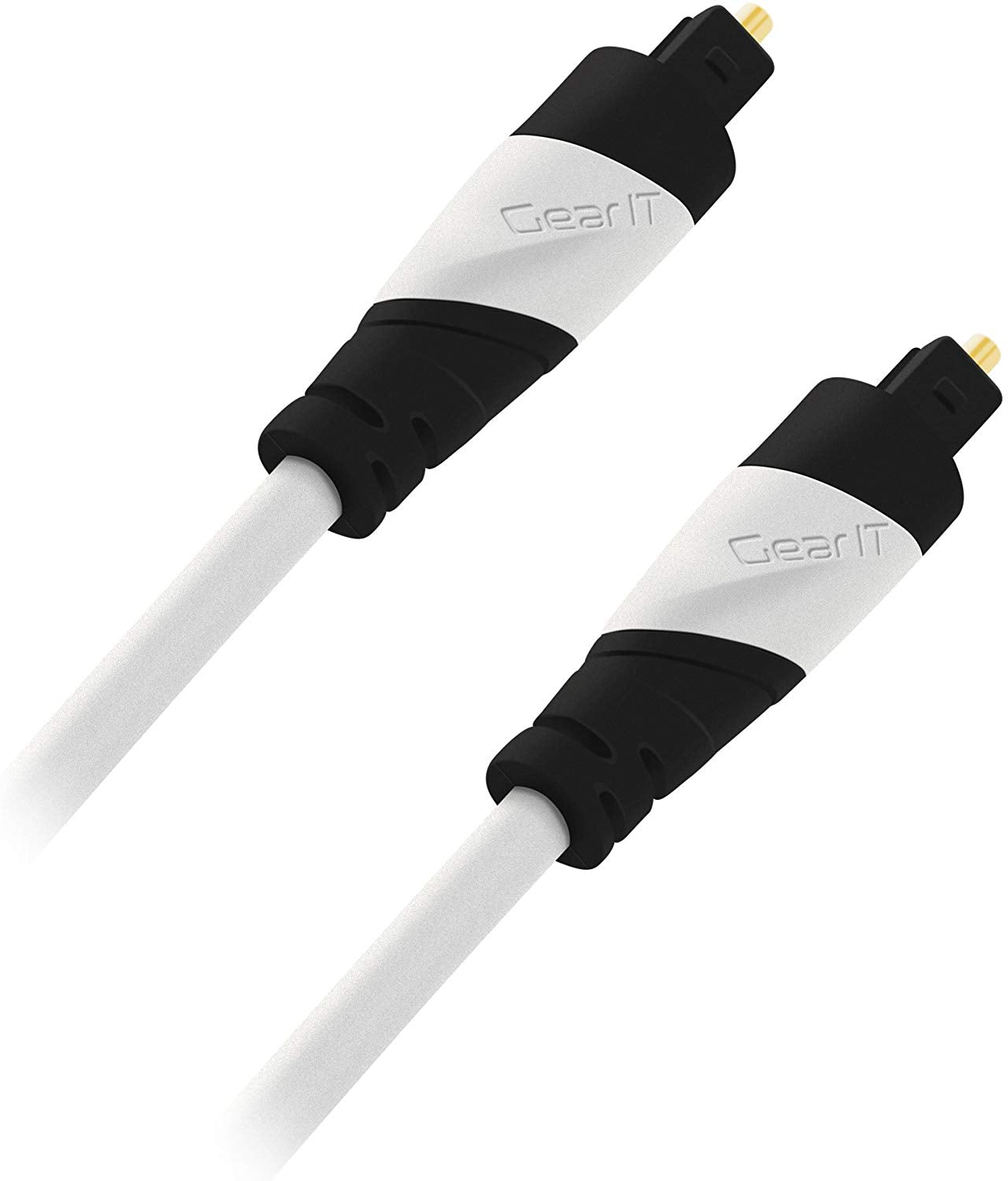 GearIT Toslink Digital Optical Audio Cable, White