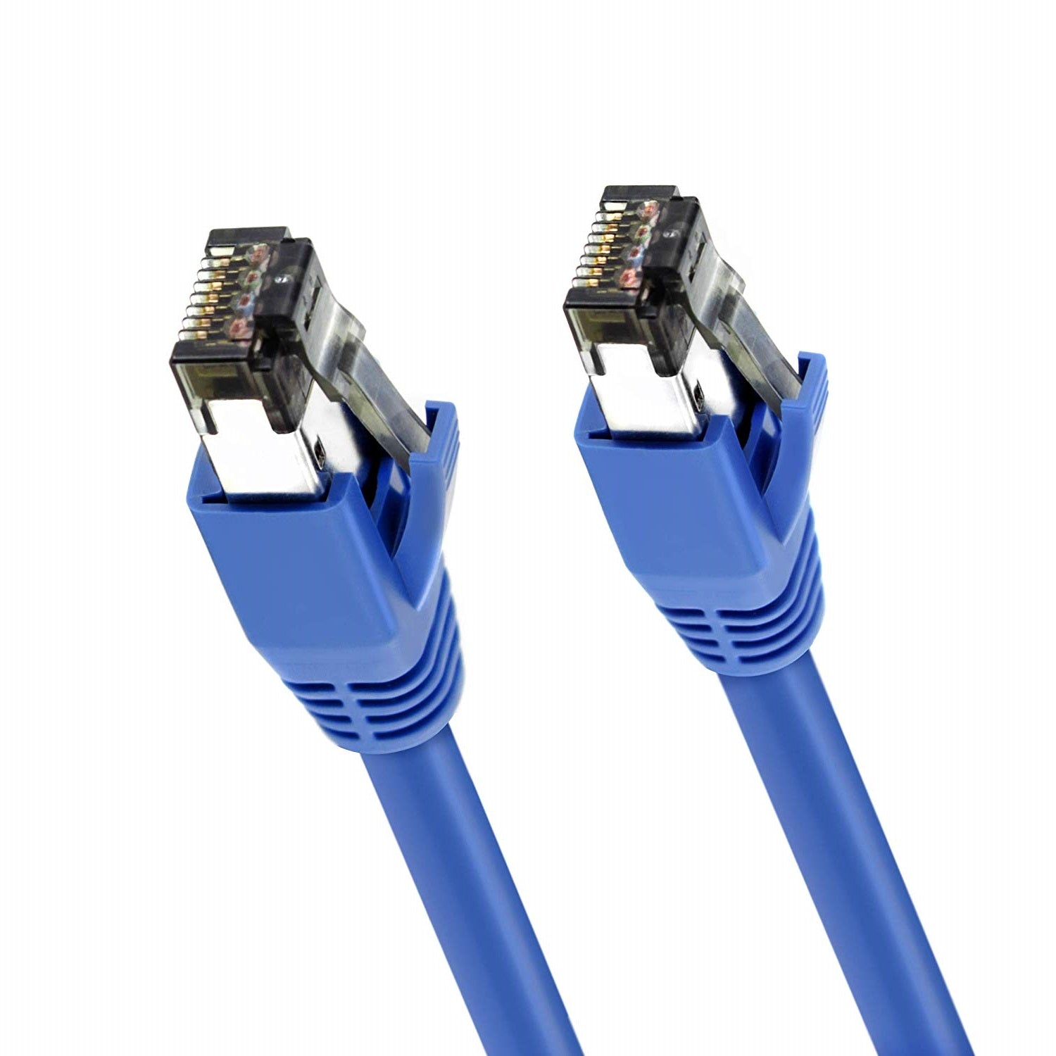 50 Foot Cat.8 S/FTP Ethernet Network Cable 2GHz 40G - Blue