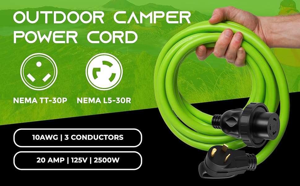 NEMA Tt-30p to L5-30r Connectors