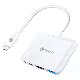 USBC to HDMI USB-A 3.5mm 100W PD Passthrough, 4K@120Hz DP Alt Mode Audio/Mic Port, Type C Thunderbolt 3/4 Compatible