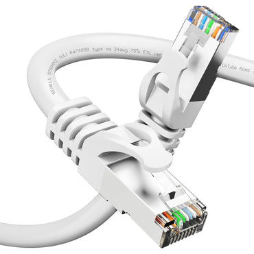 GEARit Cat6a Shielded Ethernet Cable White