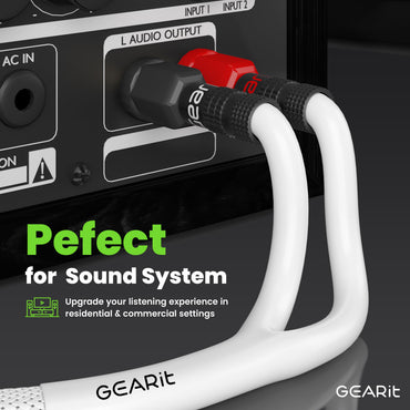 12 AWG Speaker Wire Cable with Banana Plugs