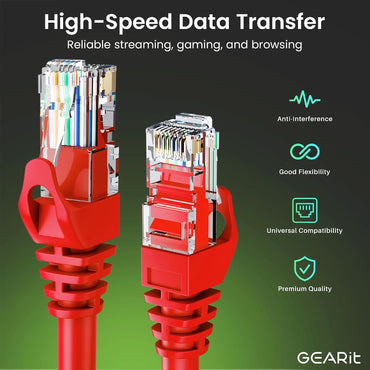 Cat6 patch cable high-speed data transfer