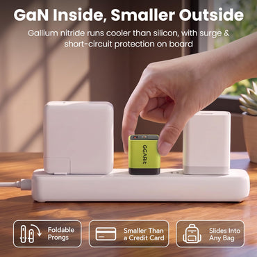 GEARit Lifestyle Series - 35W USB C GaN Charger 2 Port w/ Smart Display