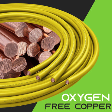 Color_Yellow | GEARit 14 AWG THHN copper building wire, yellow, detail 2