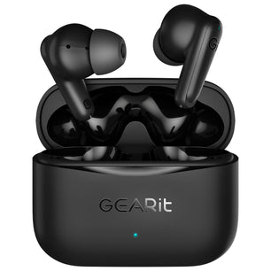 GEARit True Wireless Earbuds w/ Adaptive Hybrid ANC 16 Hour Battery Qi Charging