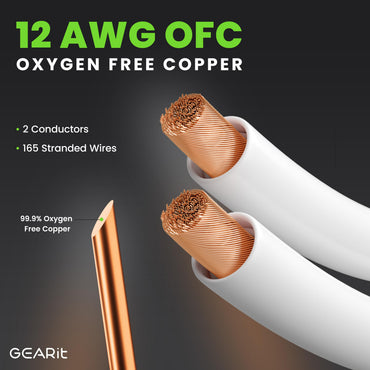 12 AWG Speaker Wire Cable with Banana Plugs