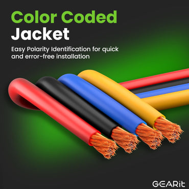 16 Gauge Power Ground Electrical Wire Copper Clad Aluminum Single Conductor 4 Primary Colors
