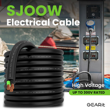 Conductors_3-Conductor | GEARit SJOOW 3-conductor portable power cord detail 1