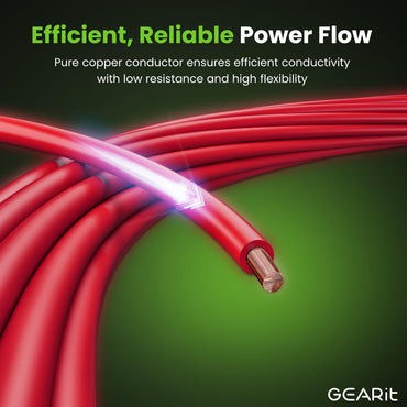 Color_Red | GEARit 12 AWG THHN copper building wire, red, detail 1