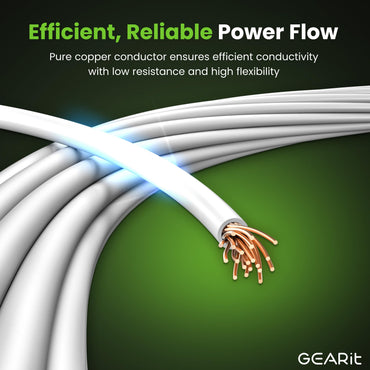 Color_White | GEARit 12 AWG THHN copper building wire, white, detail 8