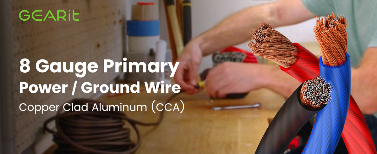 8 Gauge Primary Power / Ground Wire
