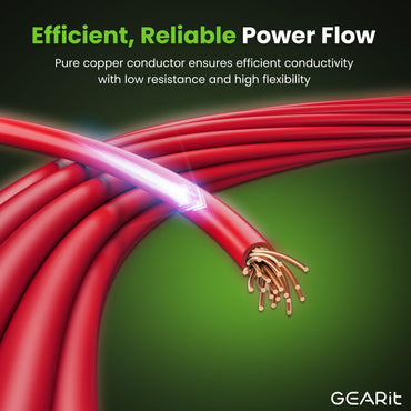 Color_Red | GEARit 10 AWG THHN copper building wire, red, detail 8
