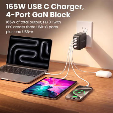 165W USB-C Super Fast GaN Charger