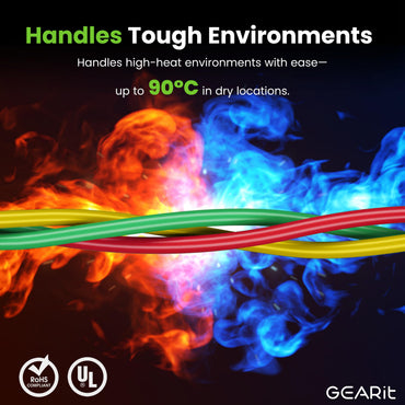 Color_Red | GEARit 10 AWG THHN copper building wire, red, detail 4