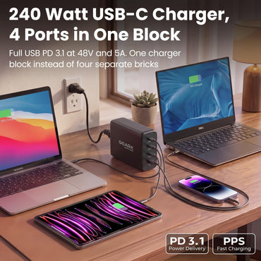 240W USB-C Super Fast GaN Charger