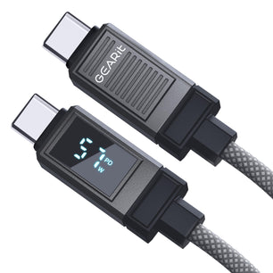 GEARit Lifestyle Series - 100W USB-C to USB-C Cable Fast Charging with Smart Display, 4 Feet