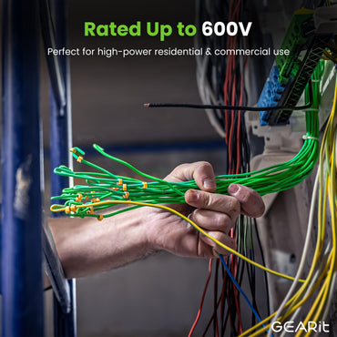 Color_Red | GEARit 10 AWG THHN copper building wire, red, detail 2