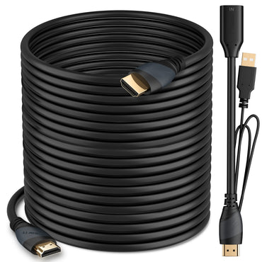 100 Feet 4K HDMI Cable, Black - CL3 Rated