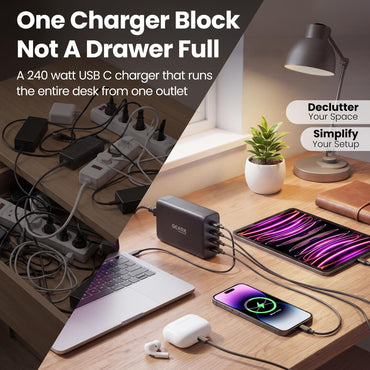 240W USB-C Super Fast GaN Charger