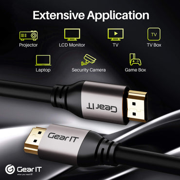 4K HDMI Cable CL3 Rated - HDMI 2.0b - 4K@60hz, Black