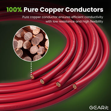 Color_Red | GEARit 10 AWG THHN copper building wire, red, detail 9