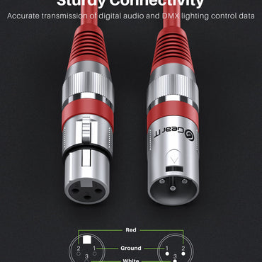 DMX Extension Cable for Stage Lighting 6-Pack