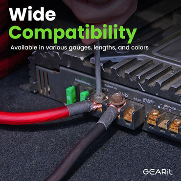 1/0 Gauge OFC Ground Wire - 0AWG Electrical Power Cable - 25 Feet