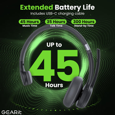 Wireless Bluetooth Headset with Mic