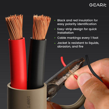 14/2 AWG OFC CL3 Outdoor Speaker Wire, Brown