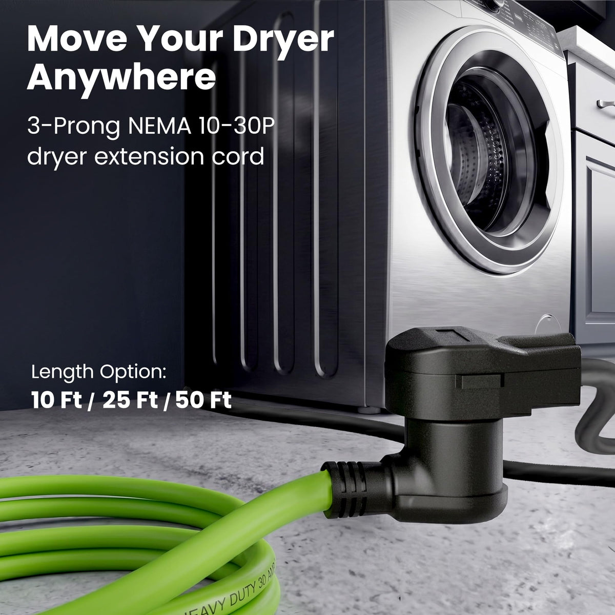 3 Prong Dryer Cord for Your Electric Dryer