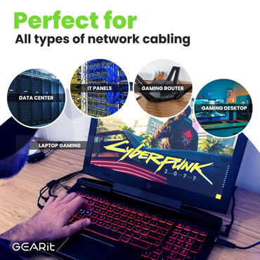 Cat6a shielded cable perfect for networking gear