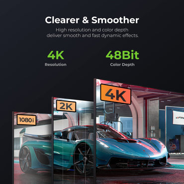 100 Feet 4K HDMI Cable, Black - CL3 Rated
