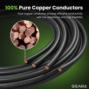 Color_Black | GEARit 14 AWG THHN copper building wire, black, detail 9