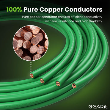 Color_Green | GEARit 14 AWG THHN copper building wire, green, detail 8