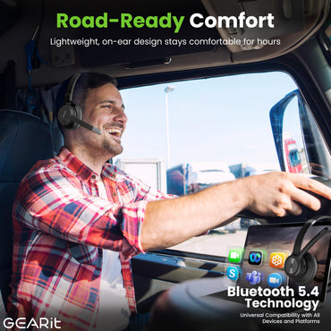 Wireless Bluetooth Headset with Mic