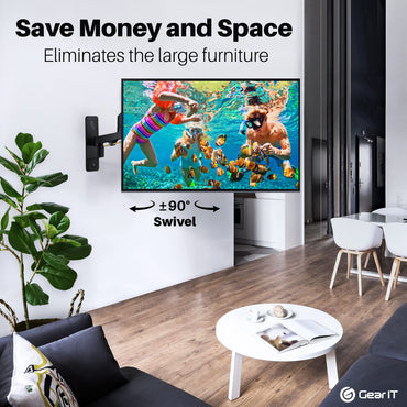 TV Wall Mount for 23-43inch TVs (Up to 50.6 lbs)