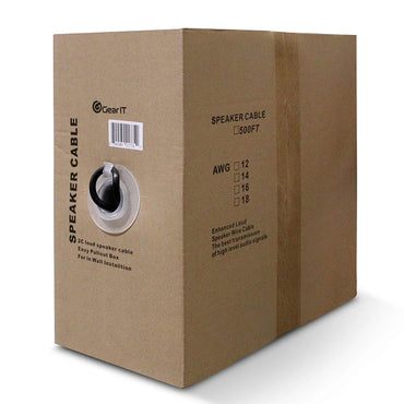 16 AWG Direct Burial Outdoor Speaker Wire - CL3 Rated - Oxygen Free Copper (OFC), Black