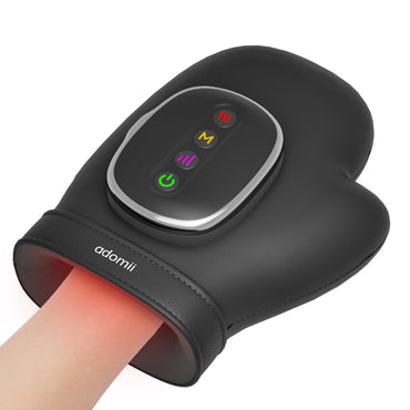 Adomii Hand Massager with Heat & Compression 9 Airbags 5-Finger Design