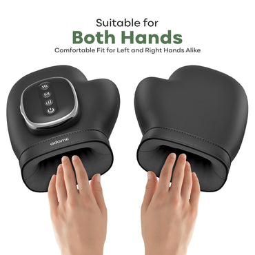 Adomii Hand Massager with Heat & Compression 9 Airbags 5-Finger Design