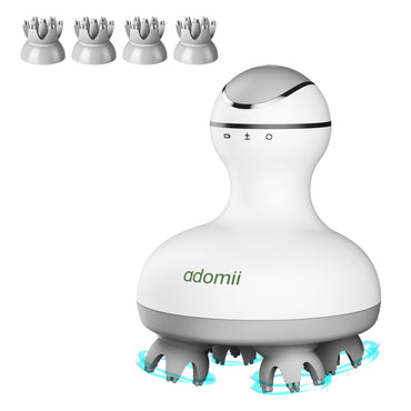Adomii Electric Scalp Massager with 84 Kneading Nodes Cordless Waterproof