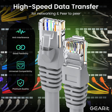 Cat 6 Ethernet Patch Cable (20-Pack)