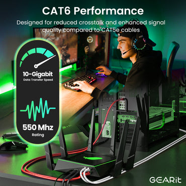 Cat 6 Ethernet Patch Cable (20-Pack)