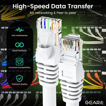 Cat 6 Ethernet Patch Cable (20-Pack)