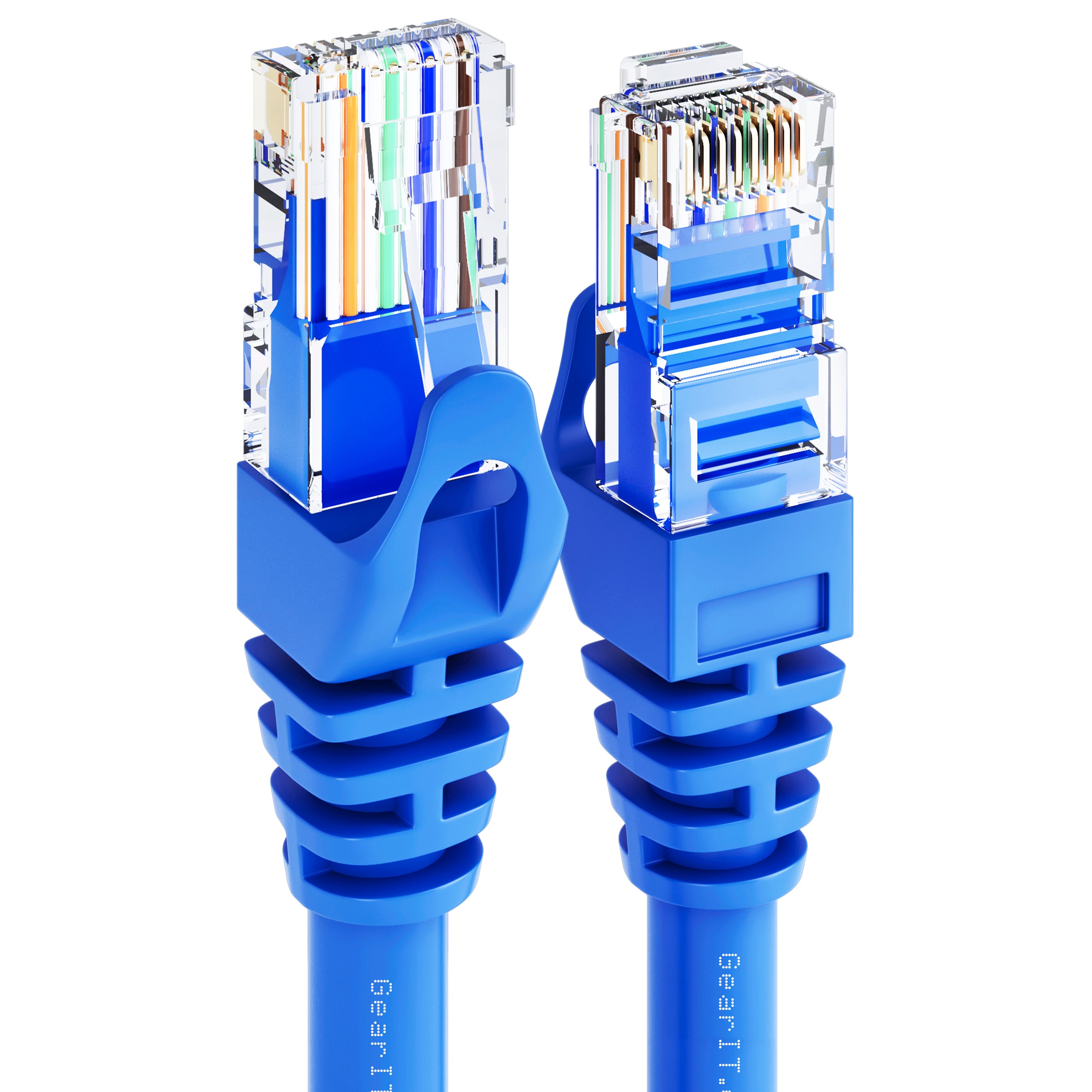 Flexible Soft Boot Cat6 Ethernet Patch Cable, Blue - GEARit